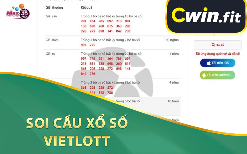 Soi Cầu Xổ Số Vietlott